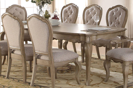 Acme Chelmsford Dining Table in Antique Taupe 66050 - Furniture World