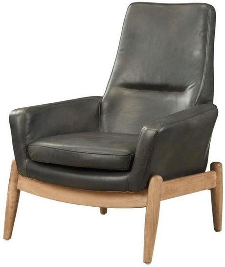 Acme Dolphin Accent Chair in Black 59533 - Furniture World