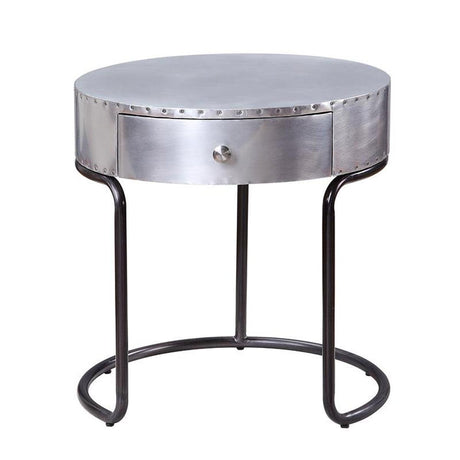 Acme Furniture Brancaster End Table in Aluminum 84882 - Furniture World