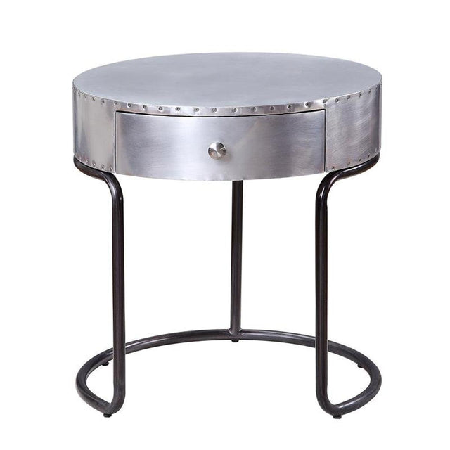 Acme Furniture Brancaster End Table in Aluminum 84882 - Furniture World