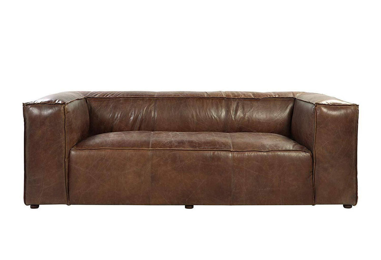 Acme Furniture Brancaster Sofa in Retro Brown 53545 - Furniture World