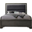 Acme Furniture Carine II King Panel Bed in Gray 26257EK - Furniture World