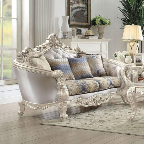 Acme Furniture Gorsedd Loveseat in Antique White 52441 - Furniture World