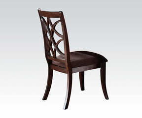 Acme Keenan Dining Side Chairs (Set of 2) in Dark Walnut 60257 - Furniture World