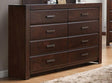 Acme Oberreit 8 Drawer Dresser in Walnut 25795 - Furniture World
