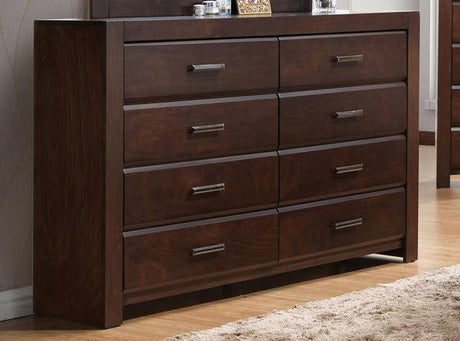 Acme Oberreit 8 Drawer Dresser in Walnut 25795 - Furniture World