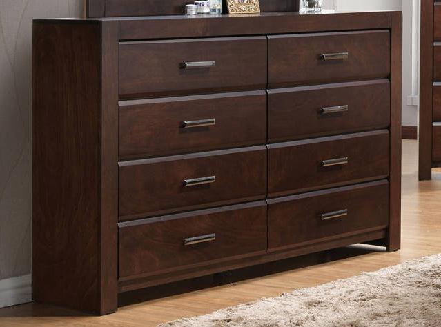 Acme Oberreit 8 Drawer Dresser in Walnut 25795 - Furniture World