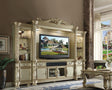 Acme Vendome TV Console in Gold Patina 91313 - Furniture World