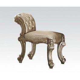 Acme Vendome Vanity Stool Gold Patina 23008 - Furniture World