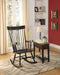 Arlo Black Rocking Chair image