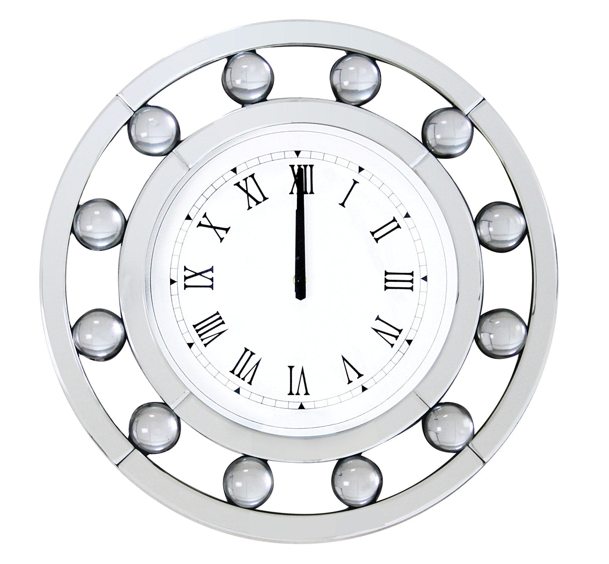 Boffa Mirrored Wall Clock - Furniture World