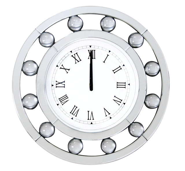Boffa Mirrored Wall Clock - Furniture World