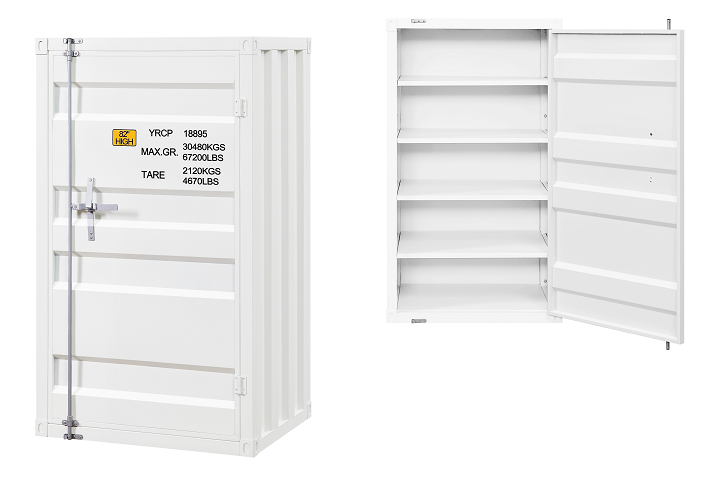 Cargo White Chest (Single Door)