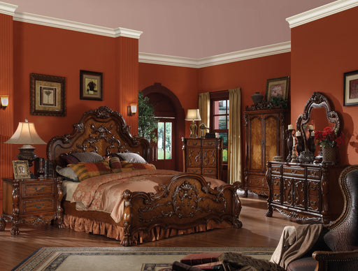 Dresden Cherry Oak Queen Bed - Furniture World