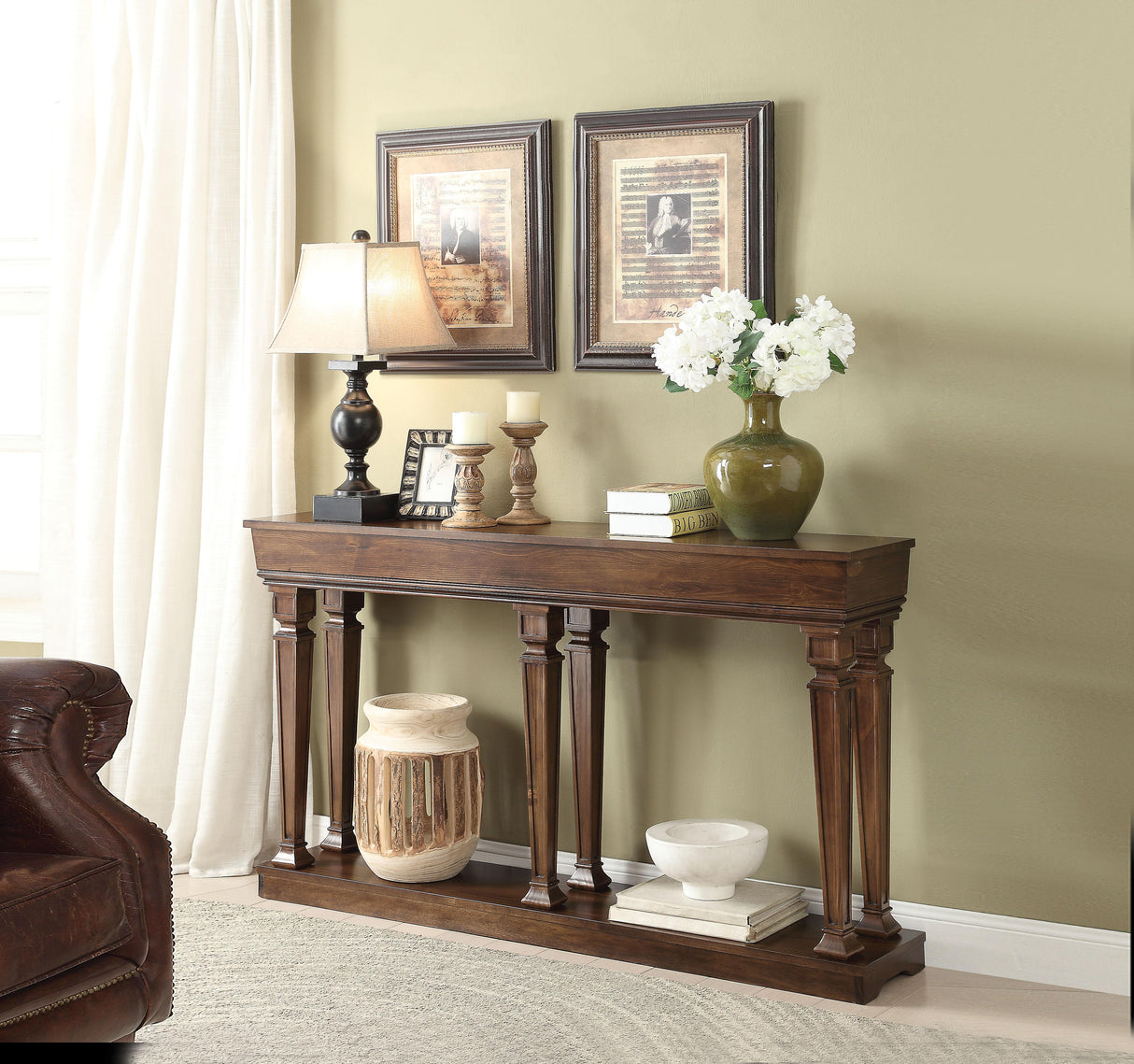 Garrison Oak Console Table - Furniture World