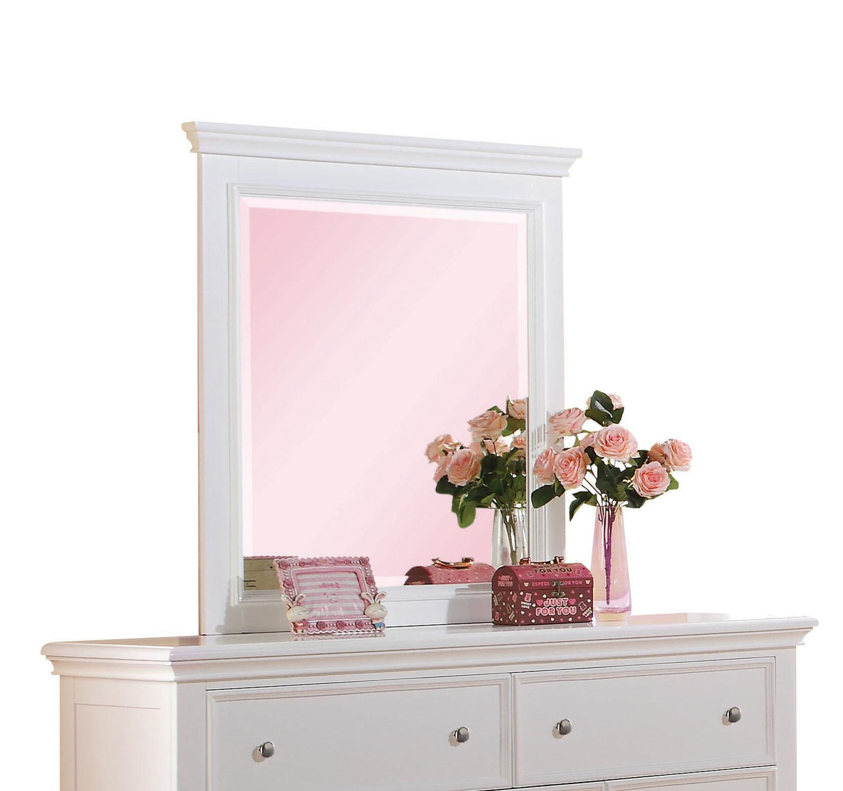 Lacey White Mirror