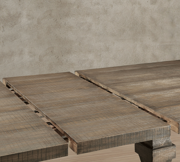 Landon Salvage Brown Dining Table - Furniture World