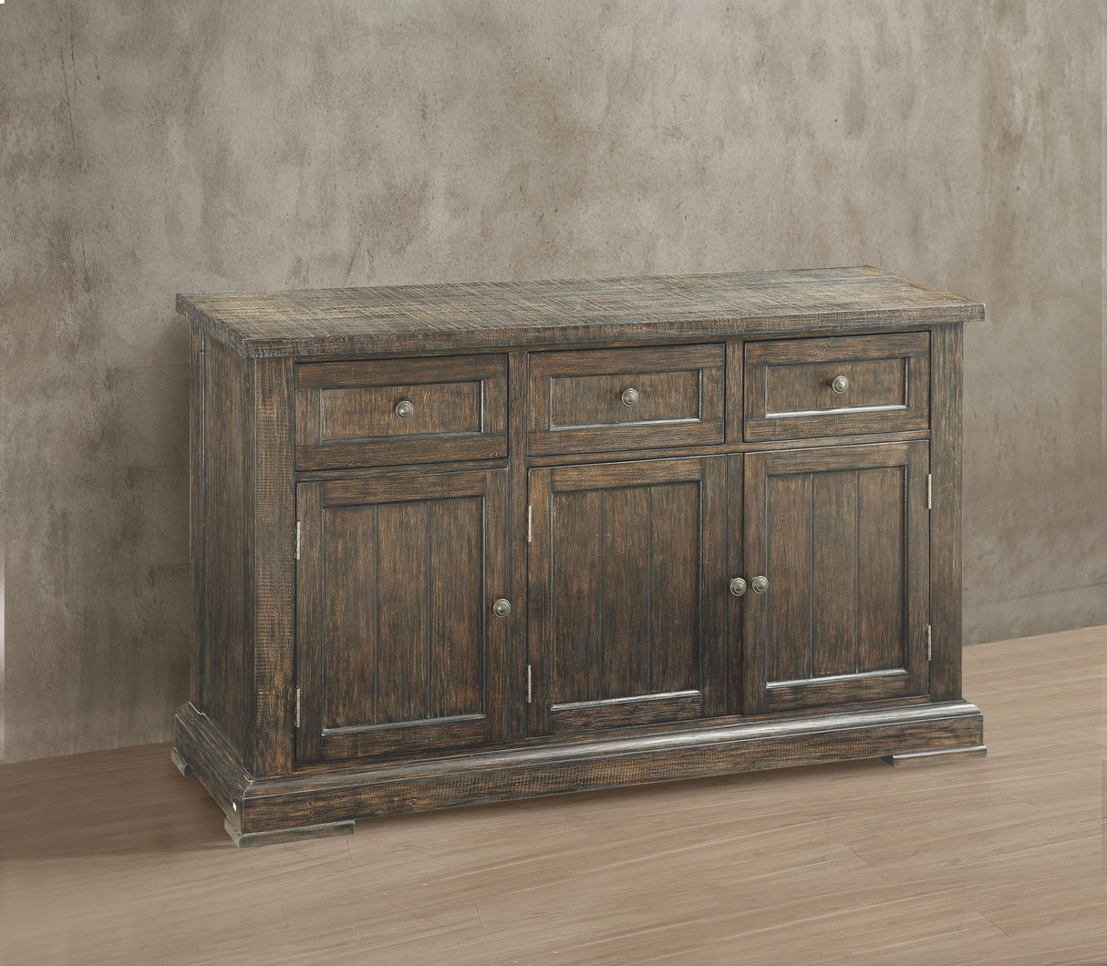 Landon Salvage Brown Server - Furniture World