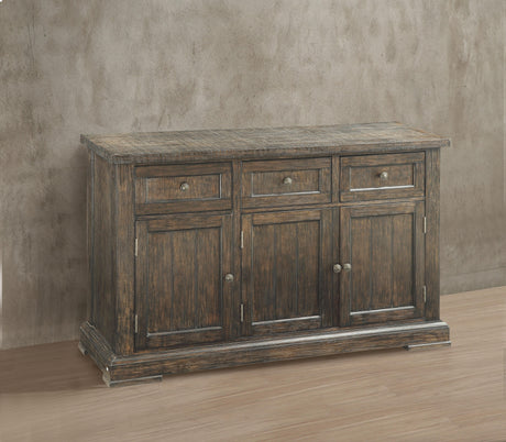 Landon Salvage Brown Server - Furniture World