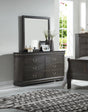 Louis Philippe Dark Gray Dresser - Furniture World