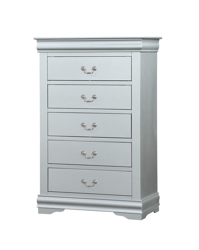 Louis Philippe Platinum Chest - Furniture World