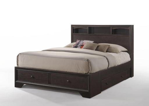 Madison II Espresso Queen Bed - Furniture World