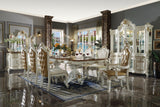 Picardy Antique Pearl & Cherry Oak Dining Table
