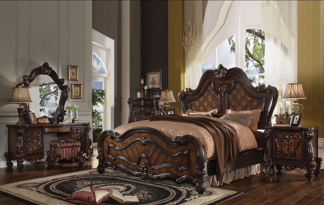 Versailles Cherry Oak Eastern King Bed - Furniture World