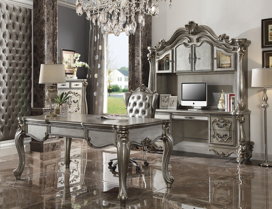 Versailles Antique Platinum Desk - Furniture World