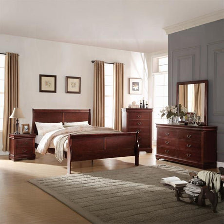 Louis Philippe Cherry Mirror - Furniture World