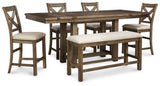 Moriville Counter Height Dining Set - Furniture World