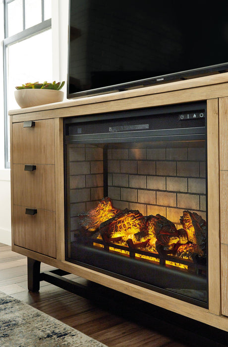 Wittenmyer 72" TV Stand with Electric Fireplace - Furniture World
