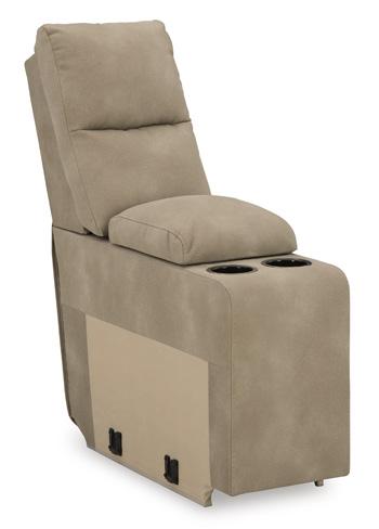 Next-Gen DuraPella Power Reclining Sectional Loveseat with Console - Furniture World