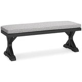 Beachcroft Outdoor Bench with Cushion - Furniture World