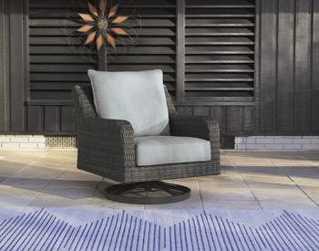 Elite Park Outdoor Swivel Lounge with Cushion - Furniture World