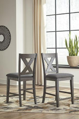 Caitbrook Counter Height Upholstered Bar Stool - Furniture World
