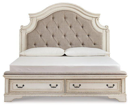 Realyn Upholstered Bed - Furniture World