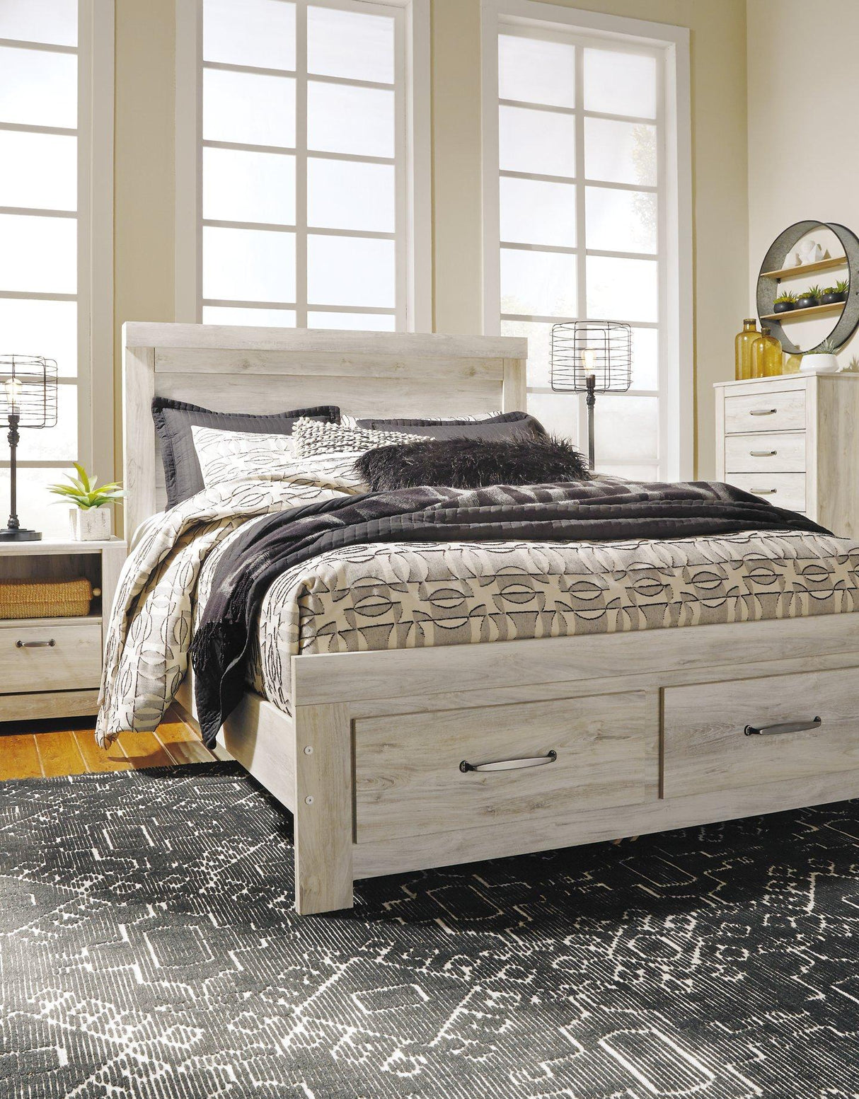 Bellaby Bed with 2 Storage Drawers - Furniture World