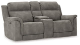Next-Gen DuraPella Power Reclining Loveseat with Console - Furniture World