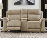 Next-Gen DuraPella Power Reclining Loveseat with Console - Furniture World
