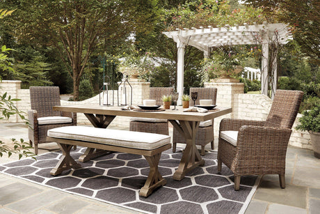 Beachcroft Outdoor Dining Set - Furniture World