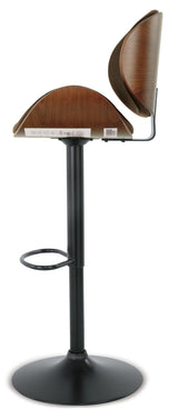 Bellatier Adjustable Height Bar Stool - Furniture World
