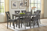 Caitbrook Dining Table and Chairs (Set of 7) - Furniture World