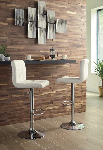 Bellatier Adjustable Height Bar Stool - Furniture World