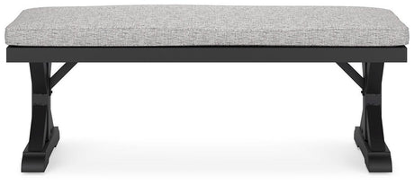 Beachcroft Outdoor Bench with Cushion - Furniture World
