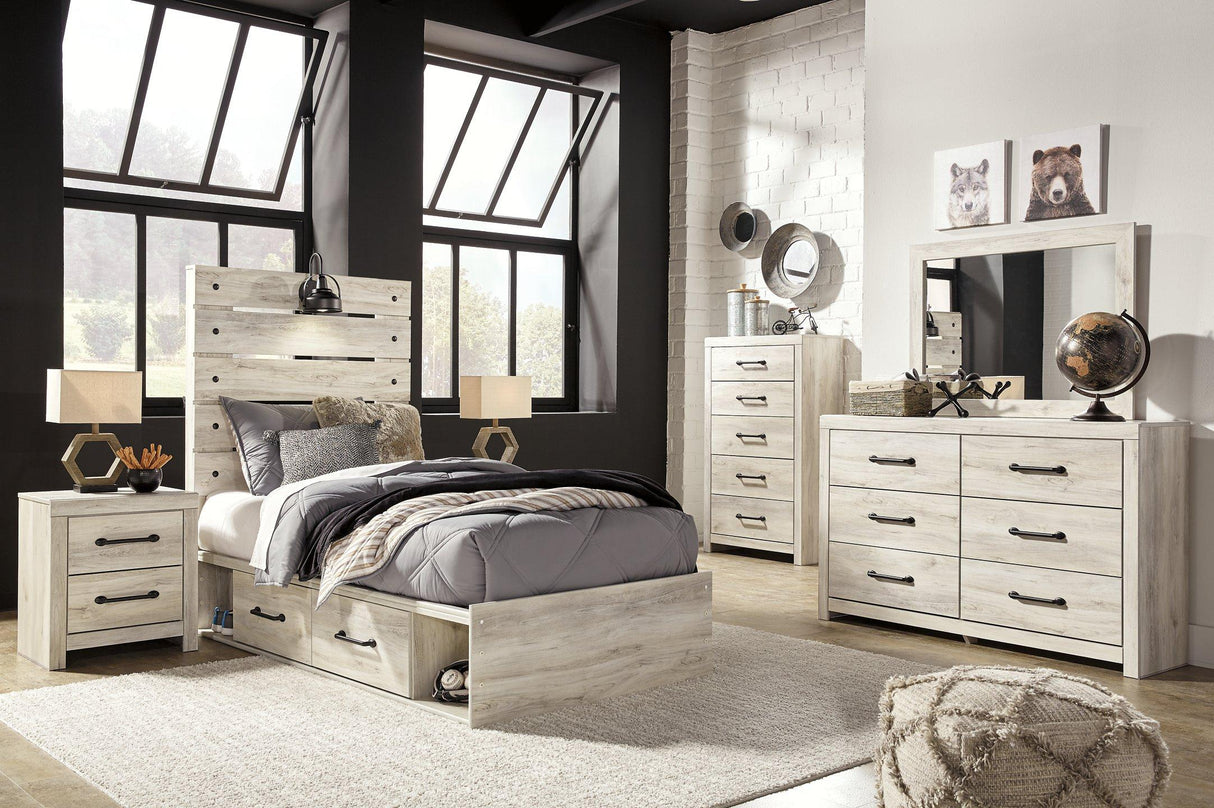 Cambeck Bed with 4 Storage Drawers - Furniture World