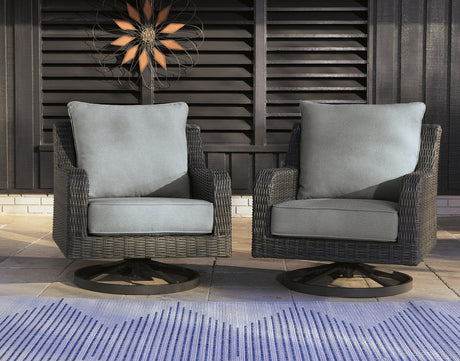 Elite Park Outdoor Swivel Lounge with Cushion - Furniture World