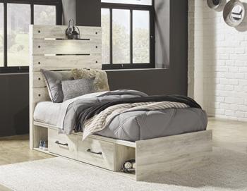 Cambeck Bed with 2 Storage Drawers - Furniture World