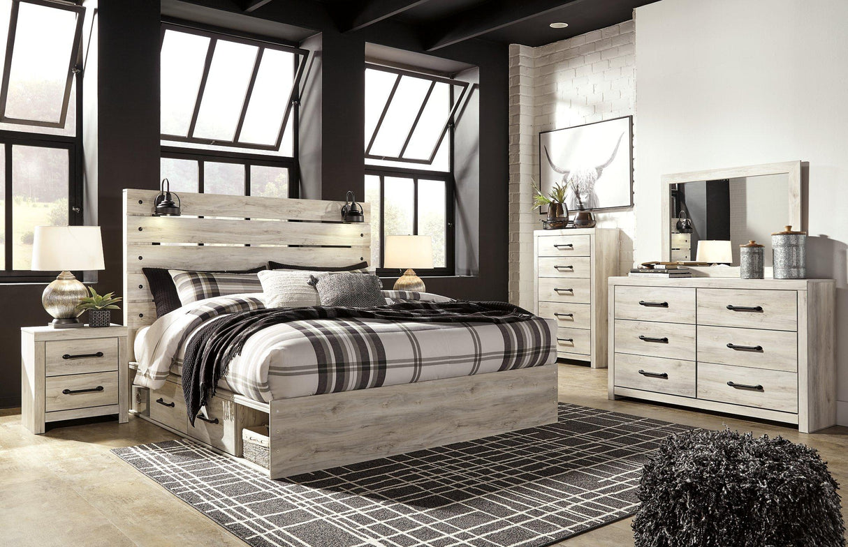 Cambeck Bed with 4 Storage Drawers - Furniture World