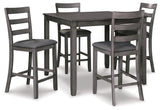 Bridson Counter Height Dining Table and Bar Stools (Set of 5) - Furniture World